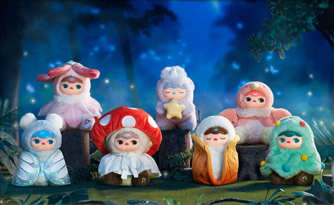 PUCKY Forest Party ぬいぐるみ【BUTTERFLY BABY】 🦋✨ Pop Mart Pucky Forest Party – Butterfly Baby Pendant