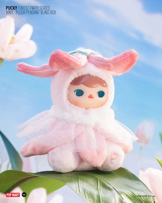 PUCKY Forest Party Series-Vinyl Plush Pendant - Flower Baby
